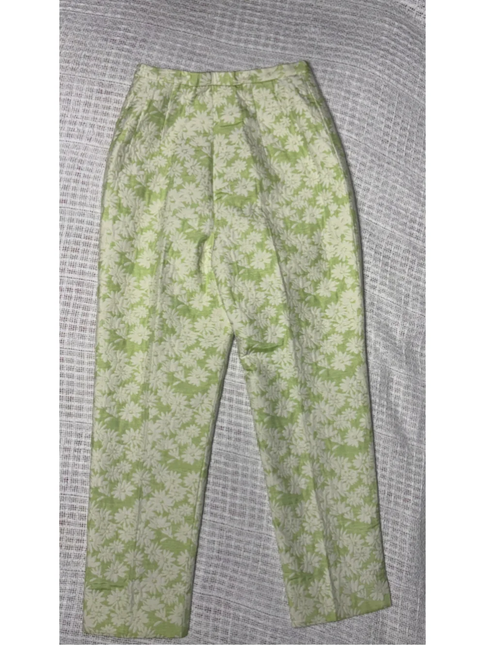 Vintage Carlisle 5-Pc Mix & Match Suit Set Green Floral Jacquard Silk Blend - Picture 11 of 16